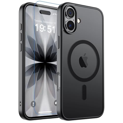 ZAPICA Magnetic Case for iPhone 17 in Black
